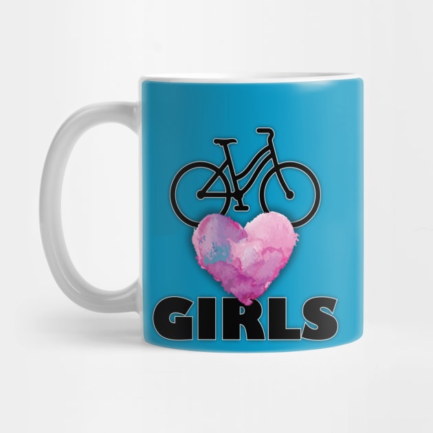 Bikes Love Girls by at1102Studio